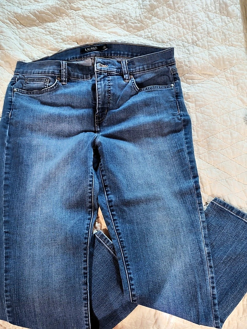 Lauren Ralph Lauren Women's Blue Skinny Jeans
